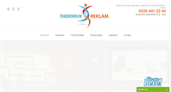 Desktop Screenshot of iskenderunreklam.com